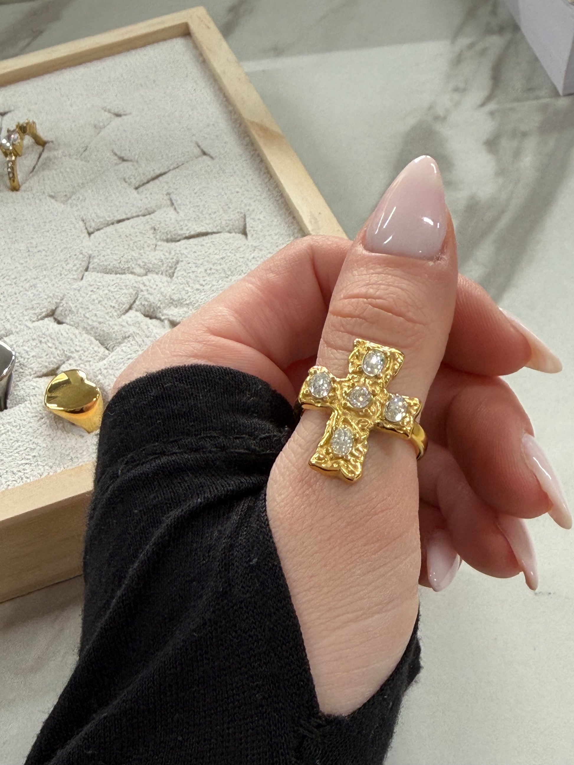 Anello Cross- JadeShop