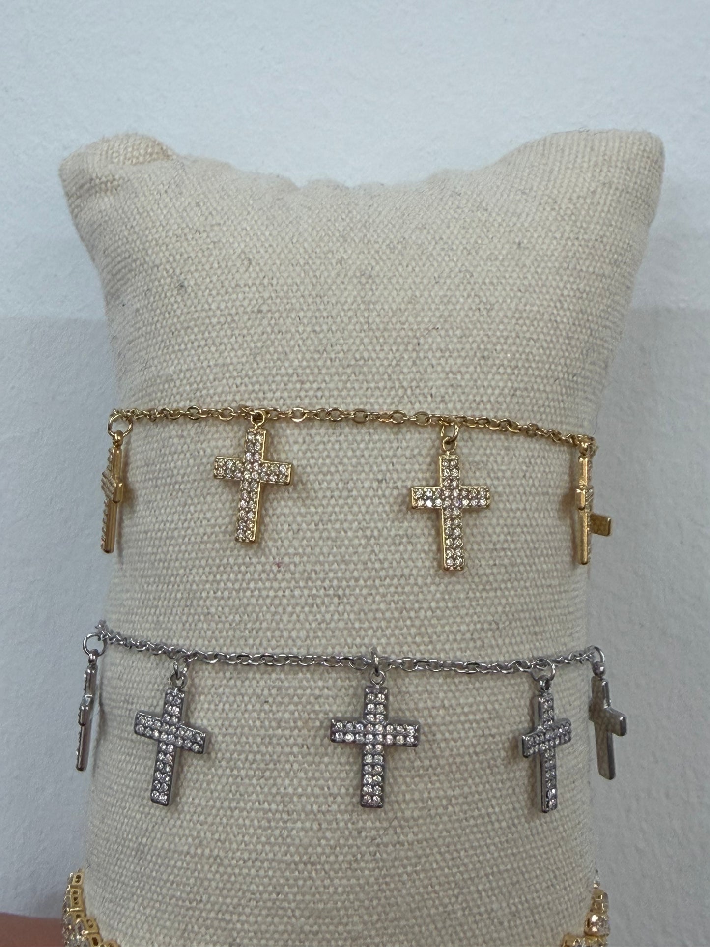 Bracciale Croce Brilli- JadeShop