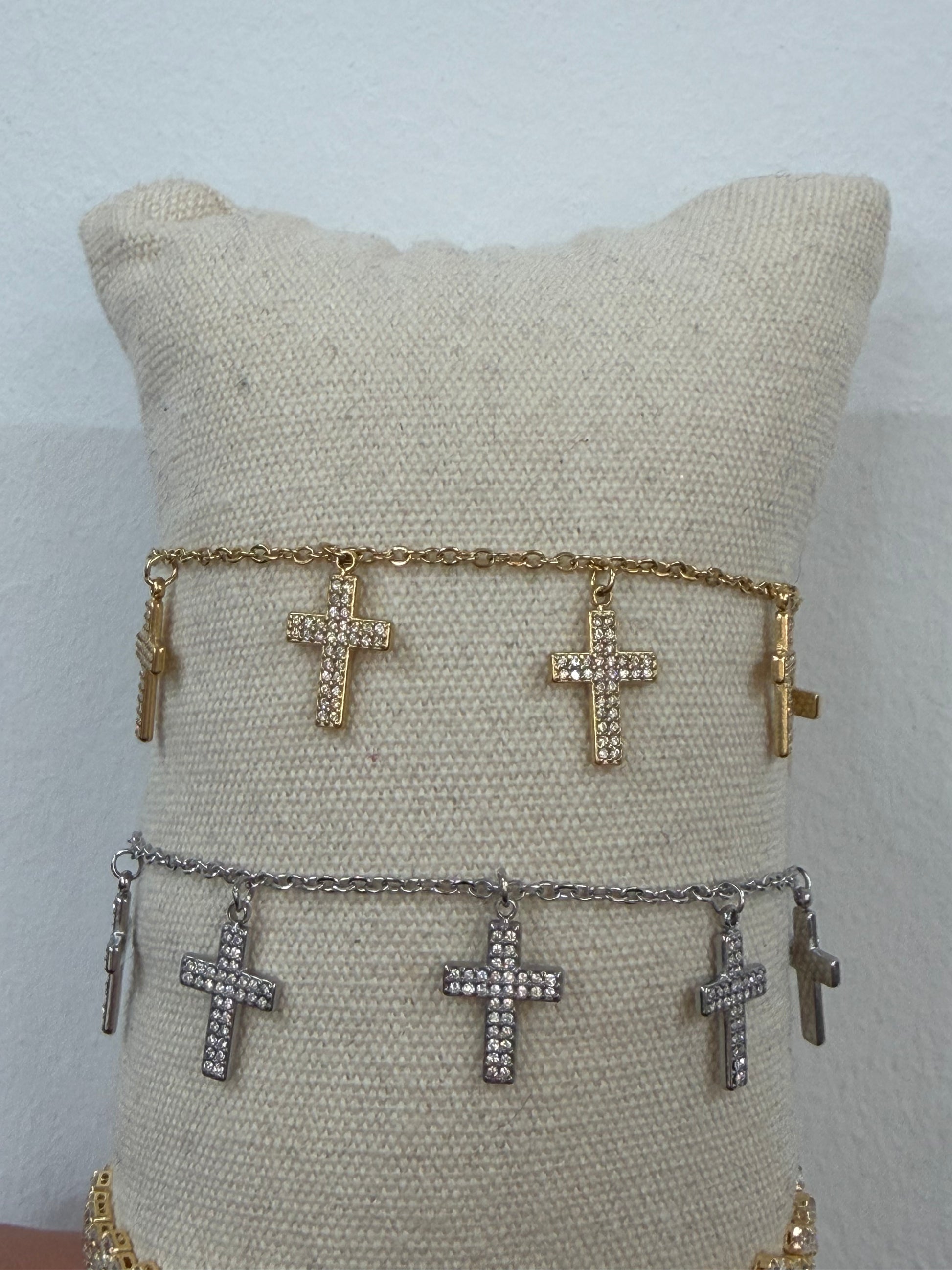 Bracciale Croce Brilli- JadeShop