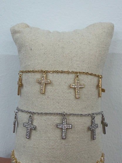 Bracciale Croce Brilli- JadeShop