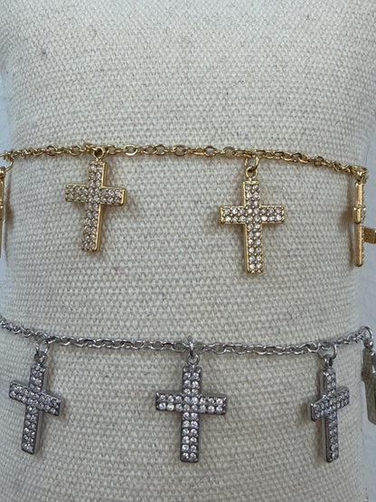 Bracciale Croce Brilli- JadeShop