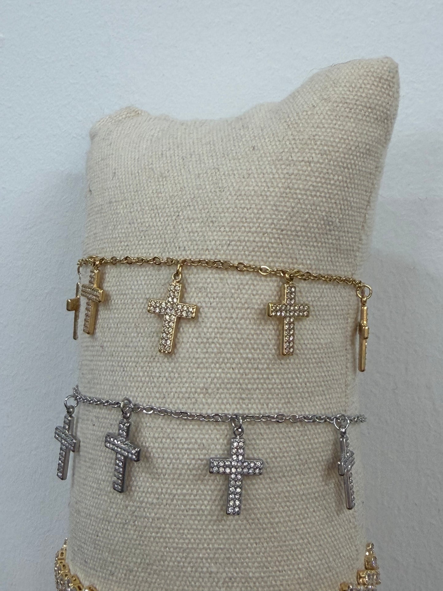 Bracciale Croce Brilli- JadeShop
