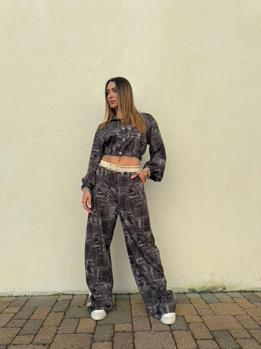 Coordinato FakeDenim- JadeShop