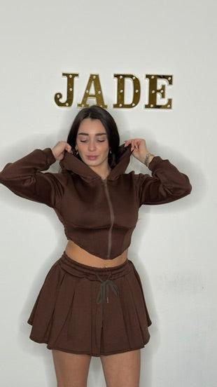 Coordinato Sibil marrone- JadeShop