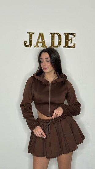 Coordinato Sibil marrone- JadeShop
