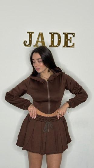 Coordinato Sibil marrone- JadeShop