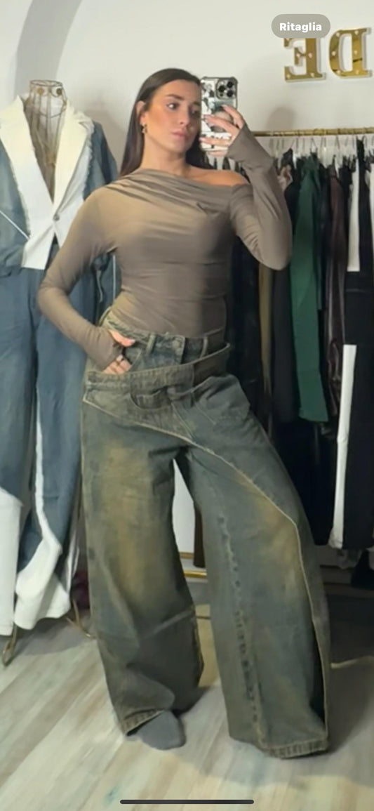 Denim Fango Iris- JadeShop