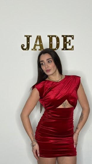 Dress Velvet- JadeShop