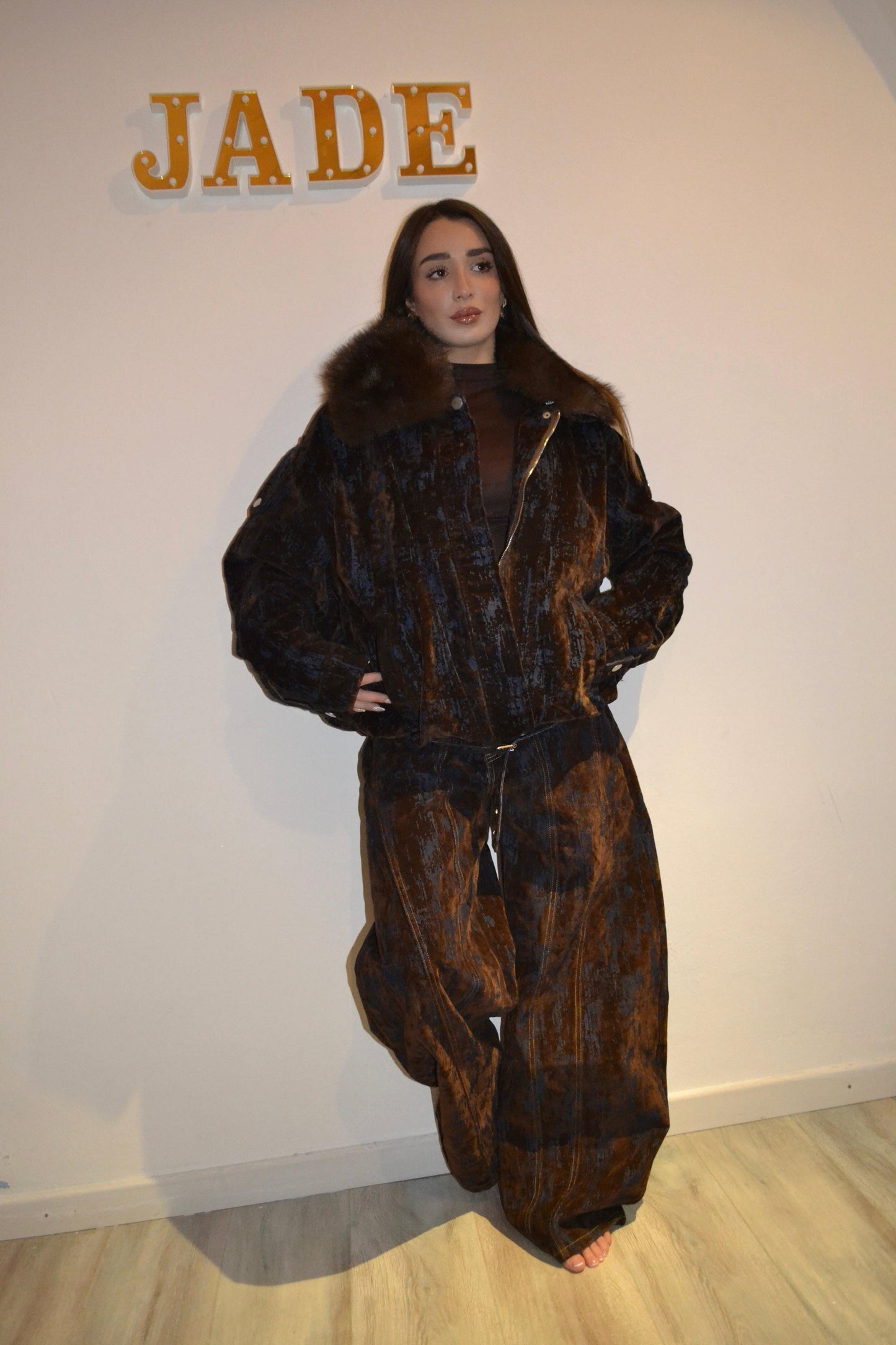 Giacca Shilla chocolate- JadeShop