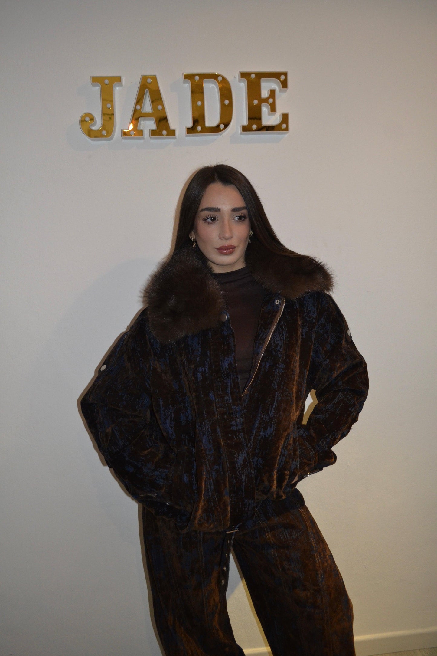 Giacca Shilla chocolate- JadeShop