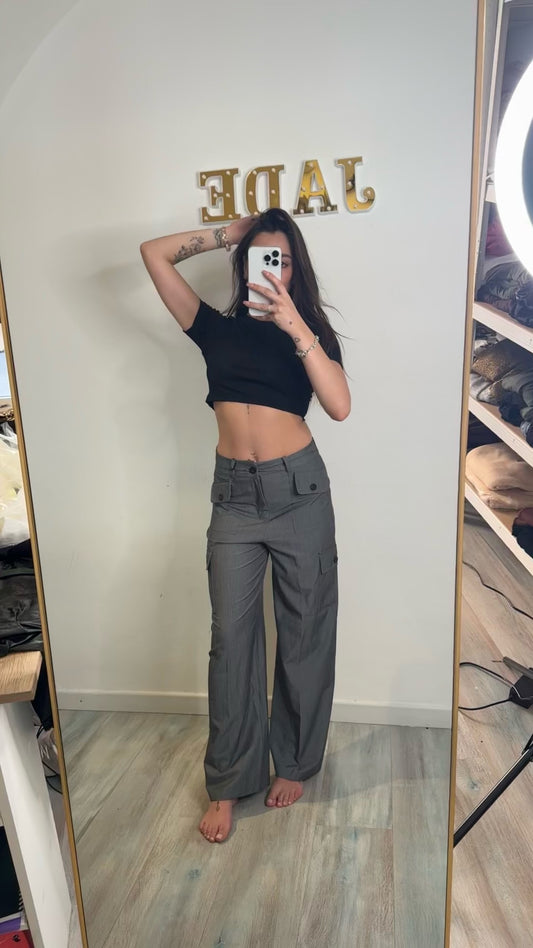 Pant Basic Grey- JadeShop