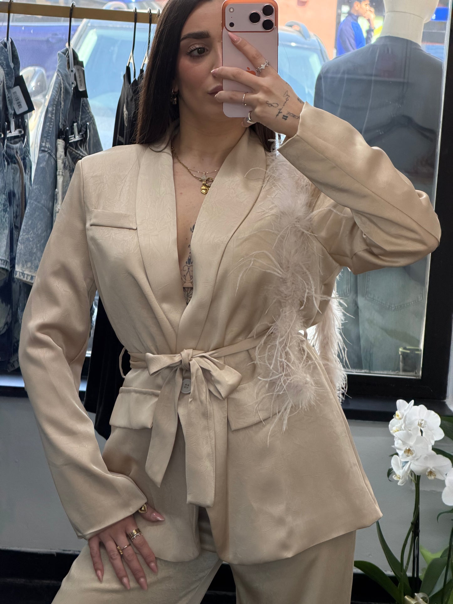 Tailleur Plume- JadeShop